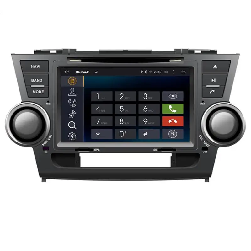 Автомобильный DVD-плеер на основе Android 8 &quot BT GPS Wi-Fi аудио радио стерео