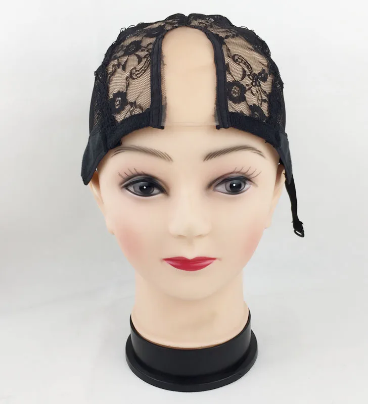 Новая мода U часть парик шапки с кружевом сеть для изготовления парики