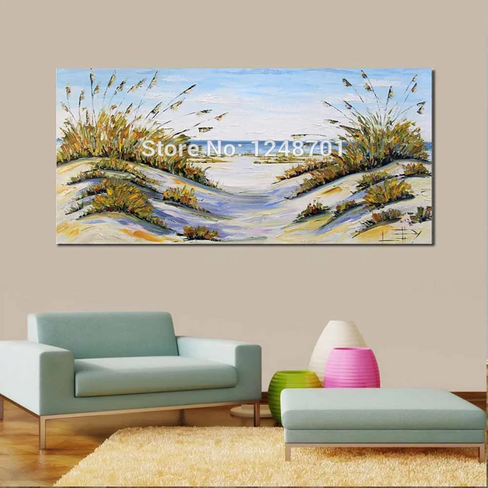 Абстрактный пляжный Декор большого размера прибрежное искусство фотопалитра