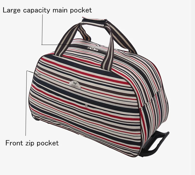 Новая модная водонепроницаемая сумка для багажа, толстый стильный чемодан на колесиках, багаж на колесиках для женщин и мужчин, дорожные сумки, чемодан с колесиками