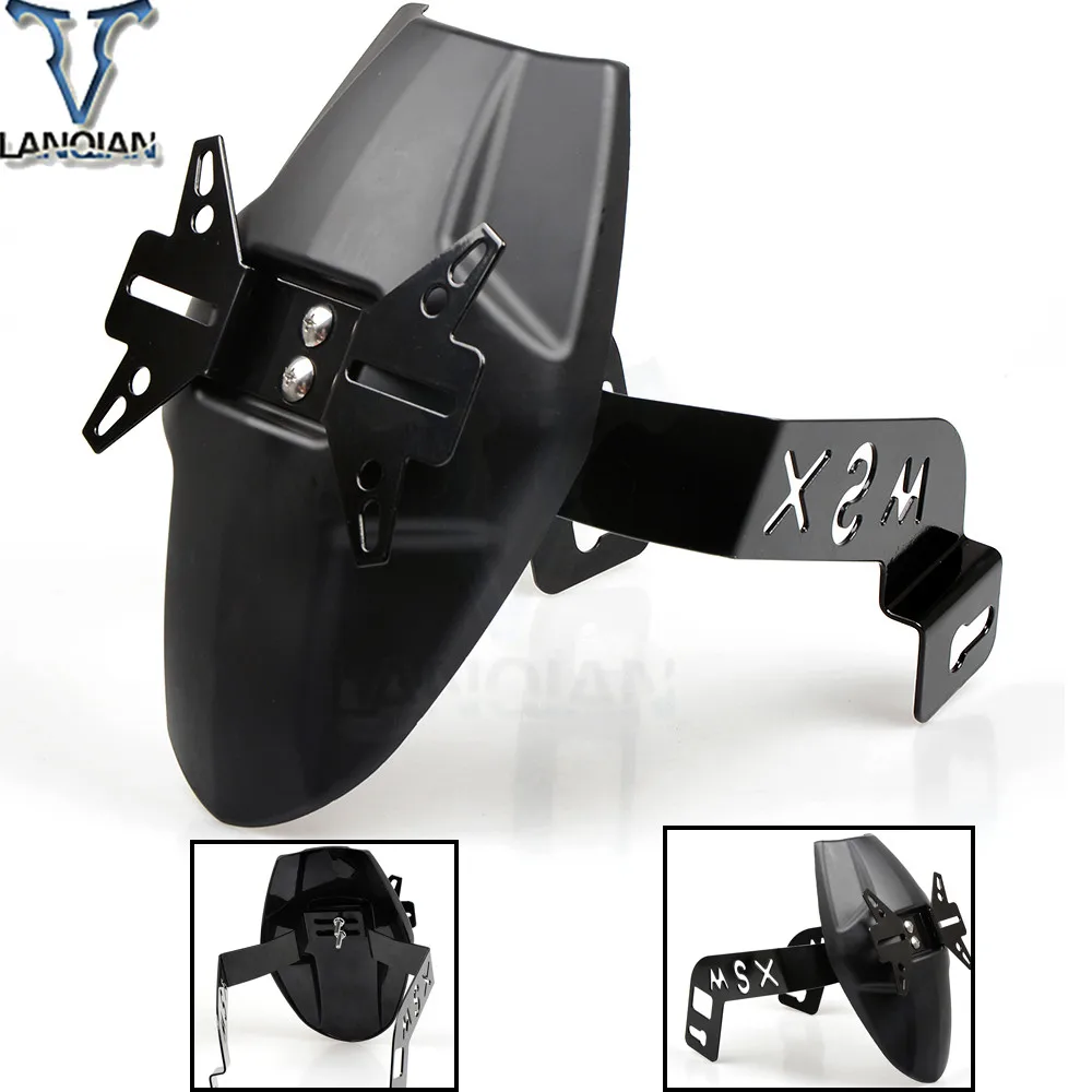 

Мотоциклетные аксессуары, заднее крыло CNC, установка, заднее крыло, брызговик, держатель номерного знака для Honda MSX125 2013 2014 2015