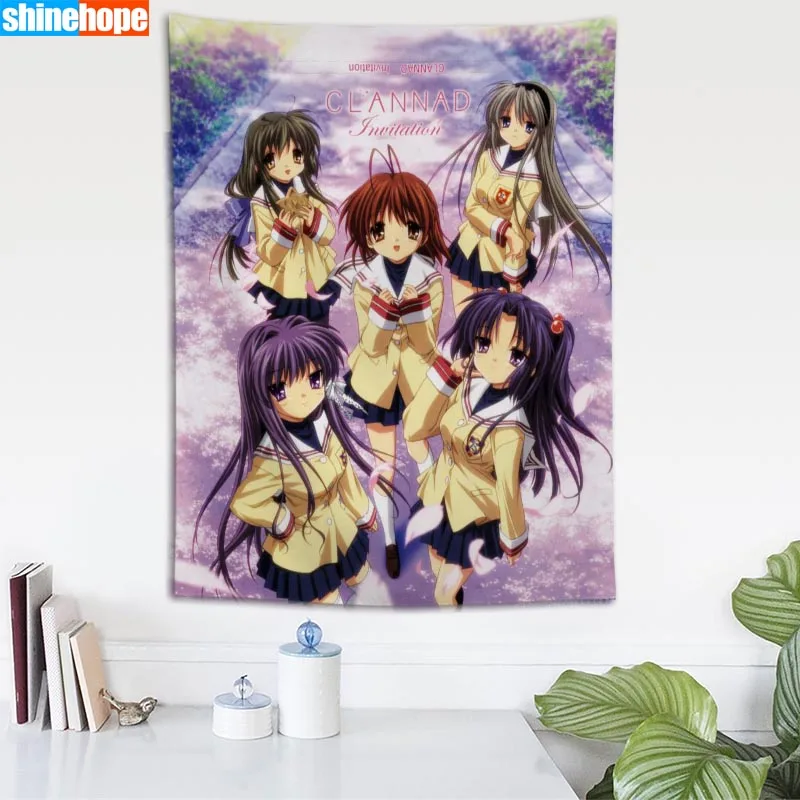 

Clannad Tapestry Mandala Wall Hanging Wall Tapestry Psychedelic Farmhouse Decor Dorm Room Wall Carpet Wall Blanket