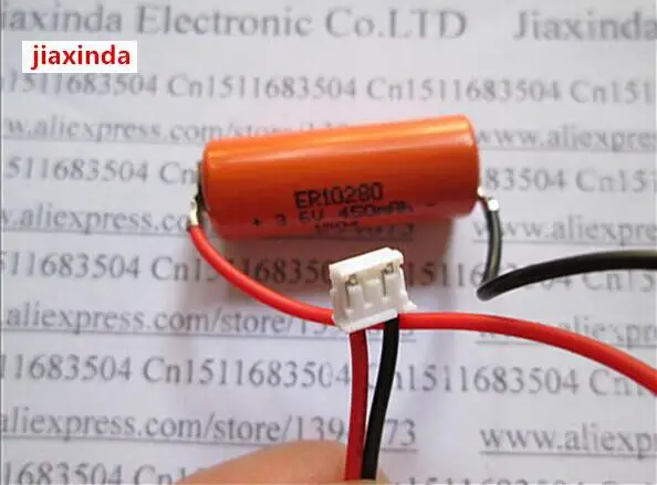 Jiaxinda Горячая новинка FX2NC-32BL ER10/28 ER10280 3,6 В литиевая батарея FX2NC PLC литий-ионная батарея с вилкой