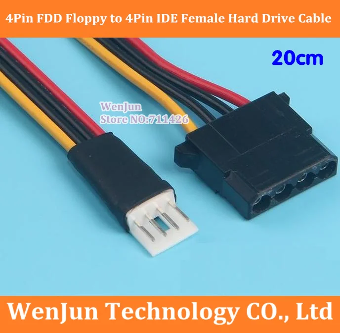 50 ./,  , 4 pin FDD Floppy Male-4Pin IDE Female,     ,  20