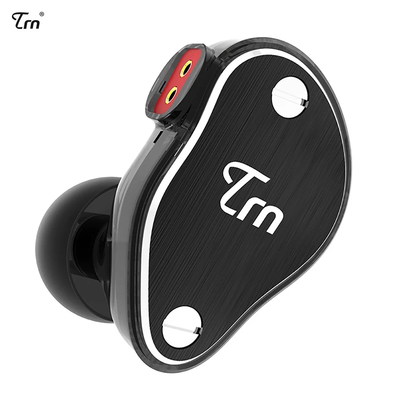Гибридные металлические наушники вкладыши TRN V60 1BA с 2DD Hi Fi монитор спортивные для