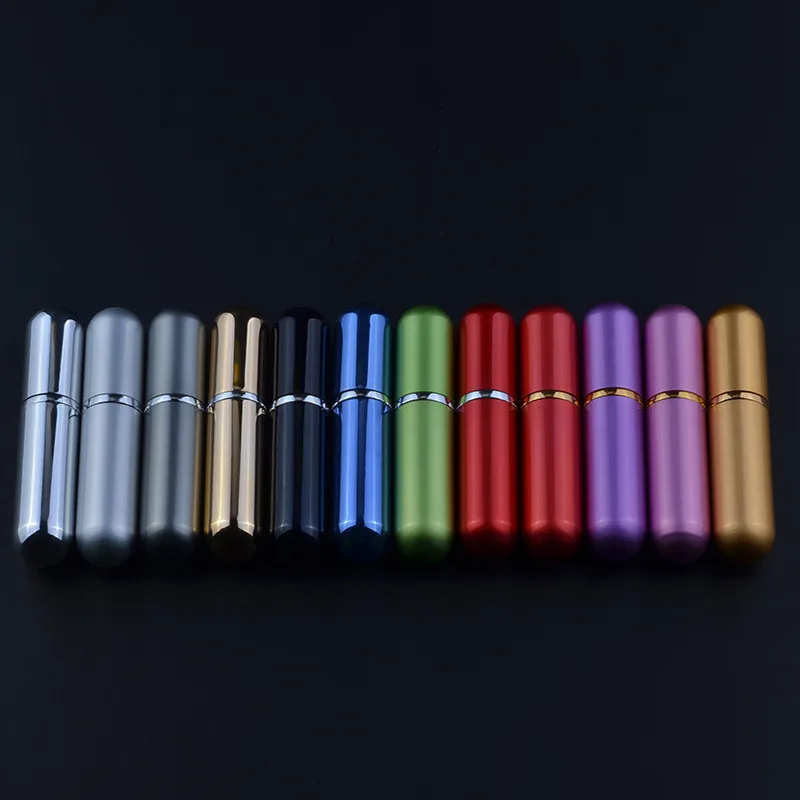 5 шт./лот мл многоразовая портативная мини-флакон для духов и Алюминиевый