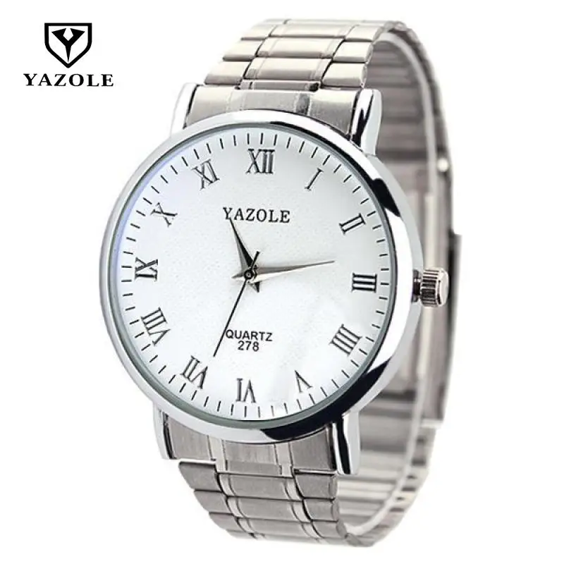 Классическая полный seel Цвет: белый черный Голубой циферблат луч Кварц Бизнес