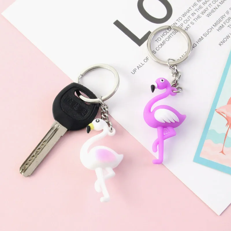 6 шт./лот вечерние украшения с фламинго Детские сувениры брелок свадебные подарки