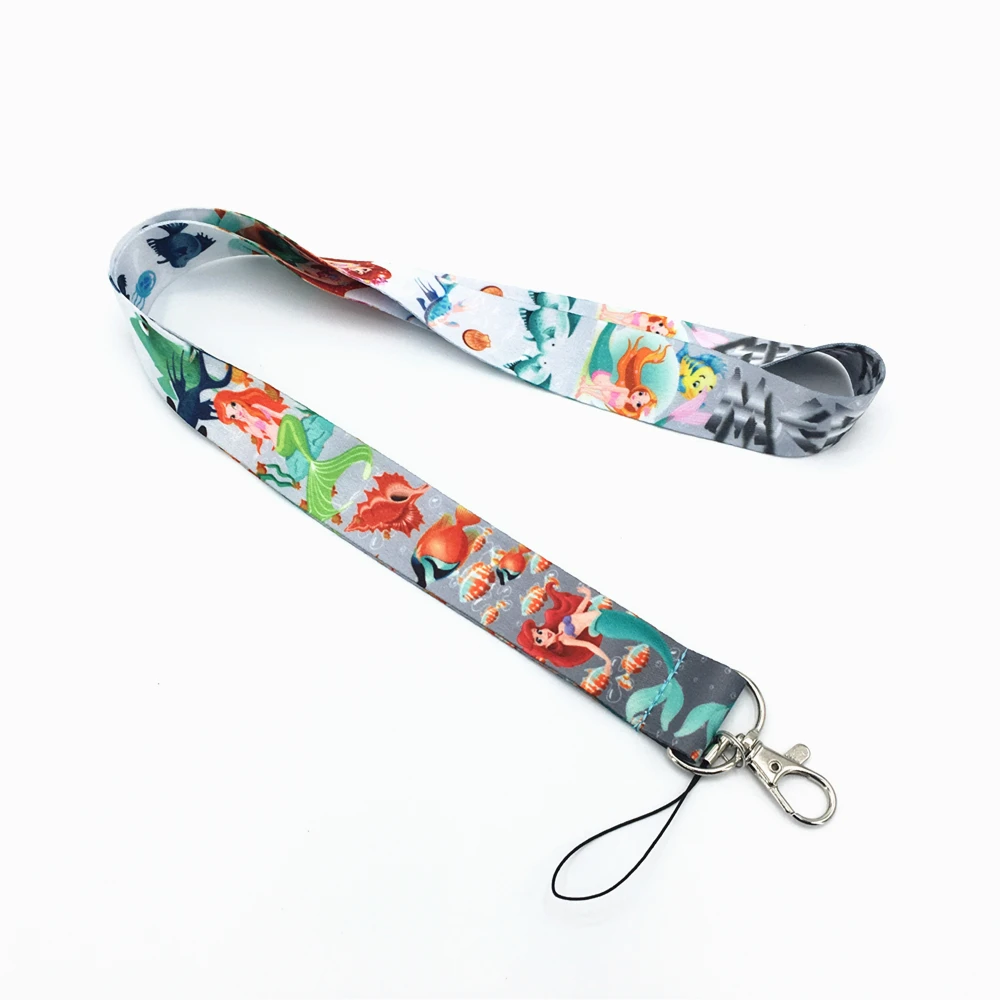 30Pcs Snow White&ampMermaid Lanyard id badge holder keychain straps for mobile phone Free Shipping | Украшения и аксессуары