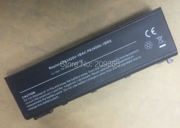 8 ячеек Аккумулятор для ноутбука Toshiba Satellite L10 L20 L15 L100 L25 L30 L35 серии PA3420U 1BAS 1BRS PA3450U