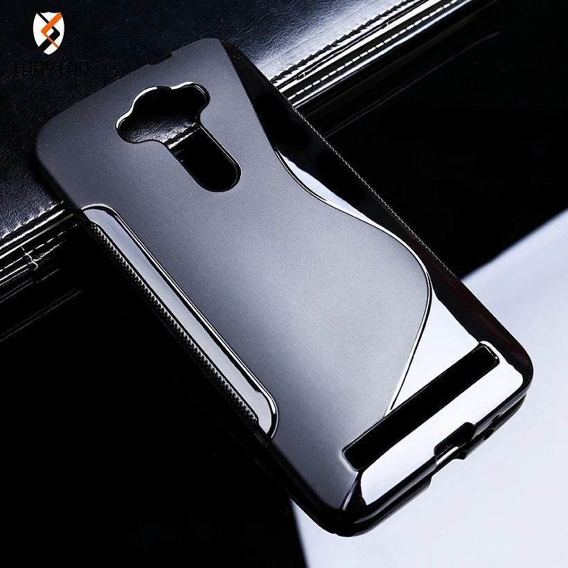 Мягкий чехол из ТПУ для Asus Zenfone 2 Laser ZE550KL Zenfone2 ZE551KL Z00LD 5 дюйма силиконовая Черная
