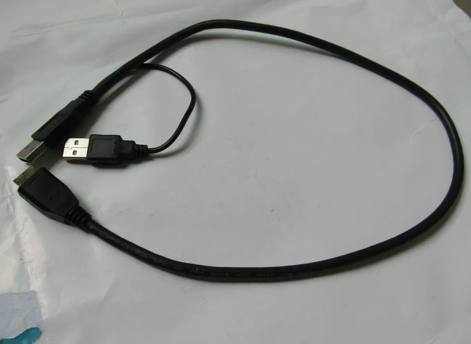 Высокоскоростной внешний кабель для мобильного жесткого диска 3 шт. USB A 0 male к micro b