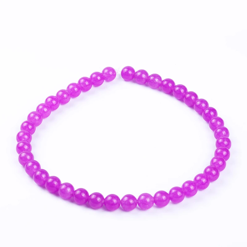 4 6 8 10 12 AAA fashion wholesale round fuchsia natural stone beads For Bracelet Necklace DIY Jewelry Making | Украшения и