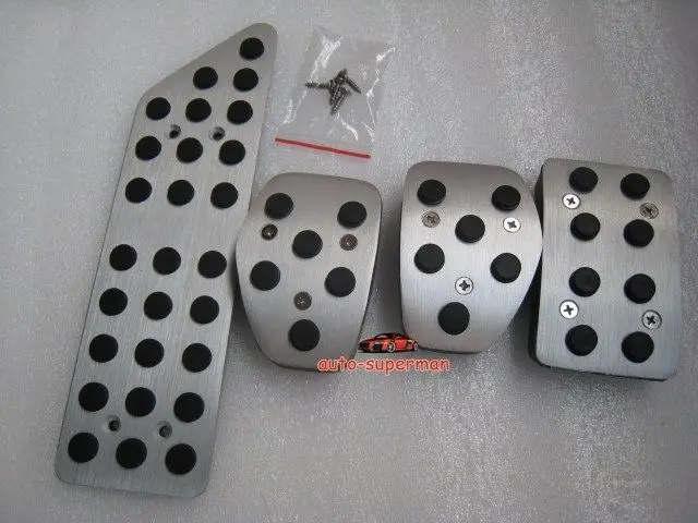 

No drilling Fuel Brake Foot Rest MT Pedals For Peugeot 508 2011 2012+ Non slip