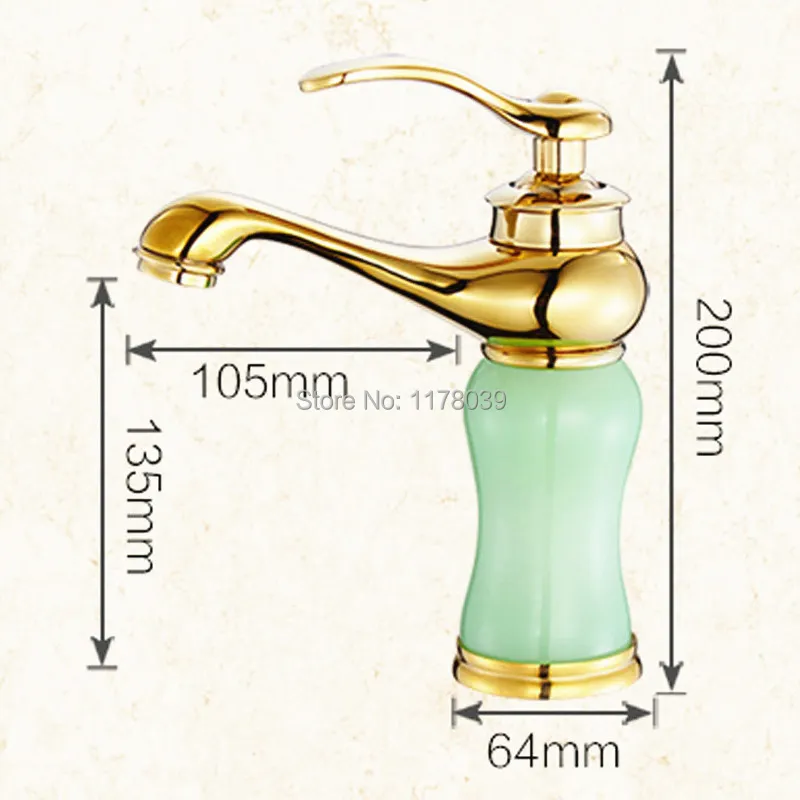 Мраморный смеситель горячей и холодной воды для ванной комнаты роскошный