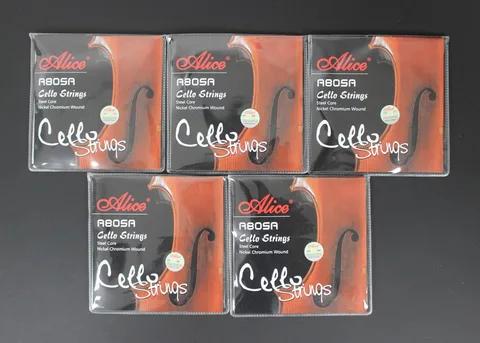 5 комплектов, струны для виолончели Alice A805A со стальным сердечником из никель-хромированного сплава