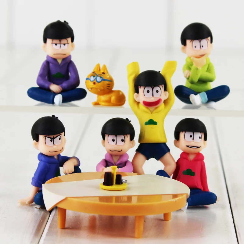6 шт./компл. Бесплатная доставка Doraemon Nobi Nobita игрушечная фигурка ПВХ экшн-фигурки