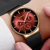 LIGE New Fashion Mens Watches Top Brand Luxury Quartz Watch Men Mesh Steel Waterproof Ultra-thin Wristwatch For Men Sport Clock 5