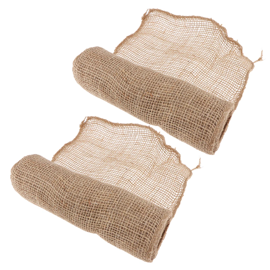 Комплект из 2 предметов джутовой ткани зимние предохранитель дерева защиты с