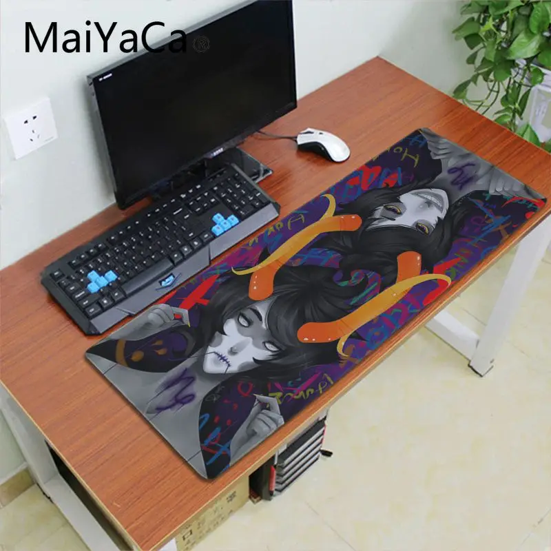 Maiyaca homestuck прочный резиновый коврик для мыши игровой xxl скоростная клавиатура