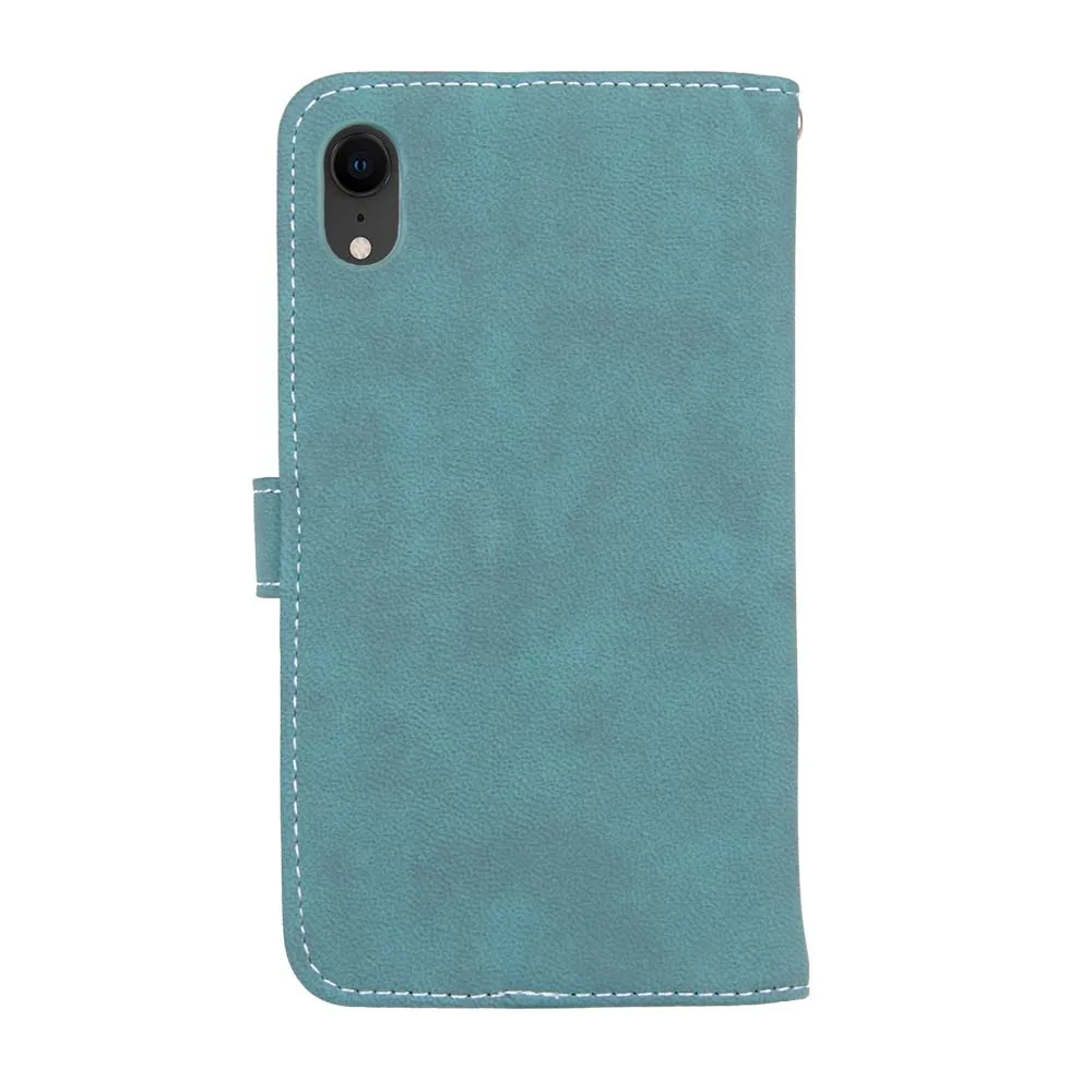 Capa Fundas для iphone XR XS Max 6 6 Plus 6s держатель чехол для iphone 7 8 plus XR XS кожаный чехол для телефона 9 слотов для карт
