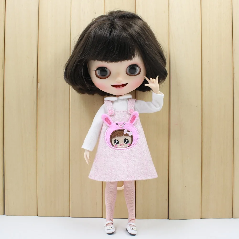 ICY DBS Blyth doll licca милая одежда комплект с розовой собакой костюм медведем сумка