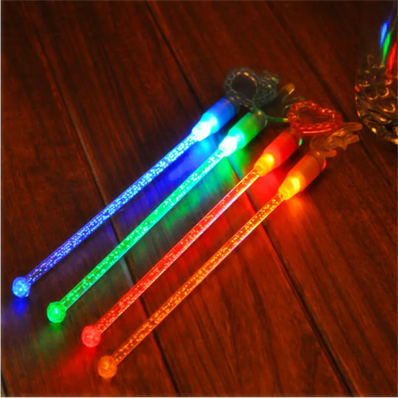 2018 Led свадебное платье 18 шт./лот Flash Swizzle Stick для вечеринок бар КТВ клуб украшение