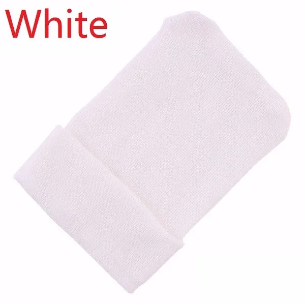 white without bow Новорожденная детская шапка для младенцев детская теплая шапка полосатые шапки мягкие больничные шапки для девочек вязаные шапочки с бантом для новорожденных 0-3 м отправка сережек в подарок - Цвет: white without bow