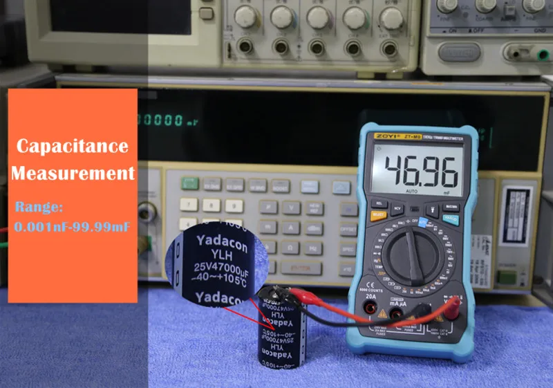 ZOYI ZT-M0 ZT-M1 True-RMS Digital Multimeter Auto/Manual 6000 Counts With Analog Bar Graph AC/DC Voltage Ammeter Current Ohm T
