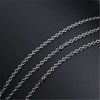 5m 16ft 3 colors 2mm alloy o chain handmade chain fashion necklace diy metal jewelry making accessories a1099