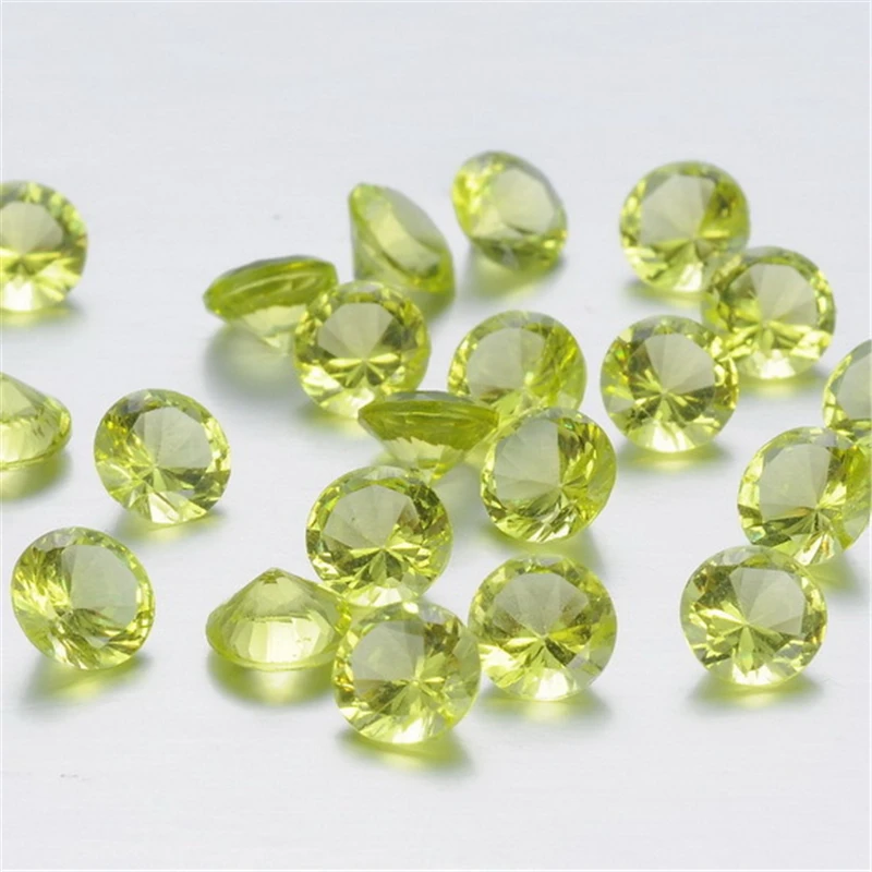 BOAKO 100pcs/pack Zircon Stone Mixed Color Birthstone Crystal Cubic Zirconia Stone Beads For DIY Jewelry Making Accessory B5