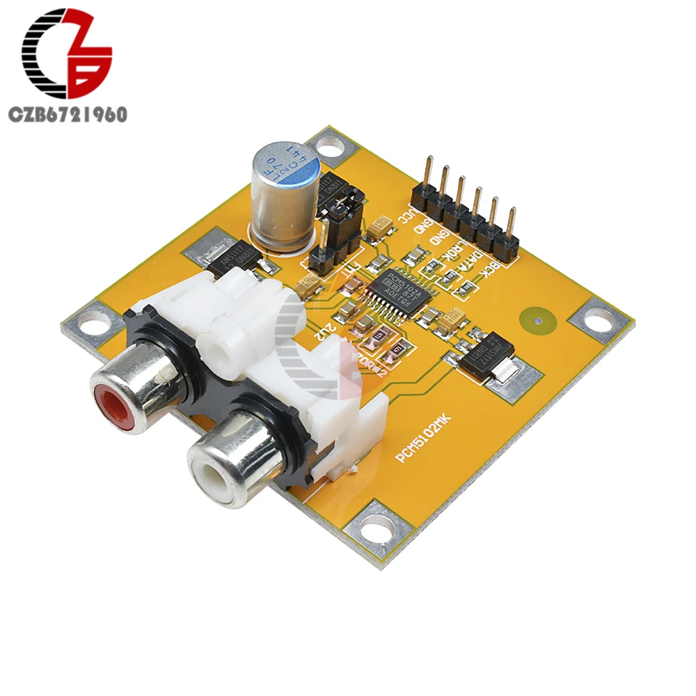 ЦАП декодер PCM5102 I2S плеер собранная плата 32 бит 384K за пределами ES9023 PCM1794 для Raspberry