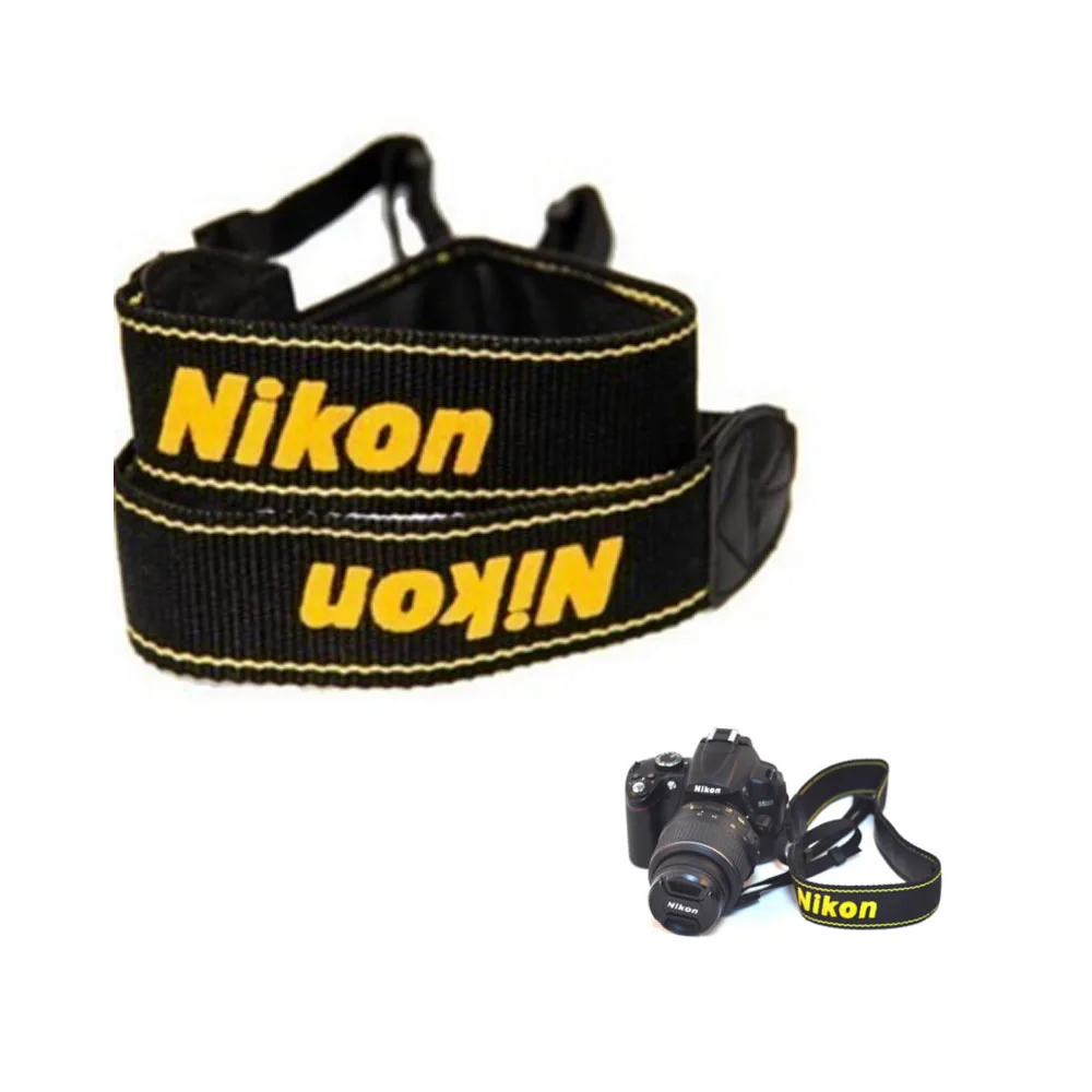 Camera Shoulder Neck Sling Single Strap Belt neck strap With Logo for Nikon D7000/D5000/D3100/D3000/D90/D70S | Электроника