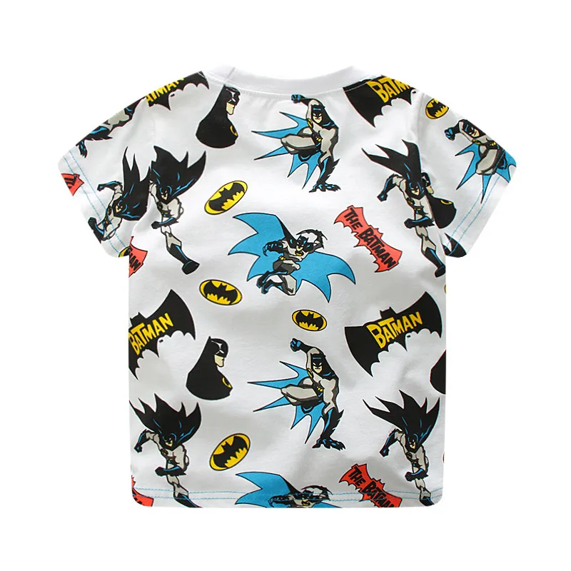 Jumping meters/Одежда для маленьких мальчиков летние детские футболки с мультяшным