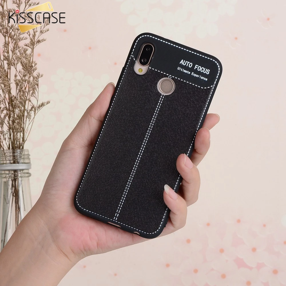 Чехол KISSCASE для Huawei NOVA 3 2 Plus 2S Lite чехол из искусственной кожи с узором Личи Y9 Y6 2018 P8