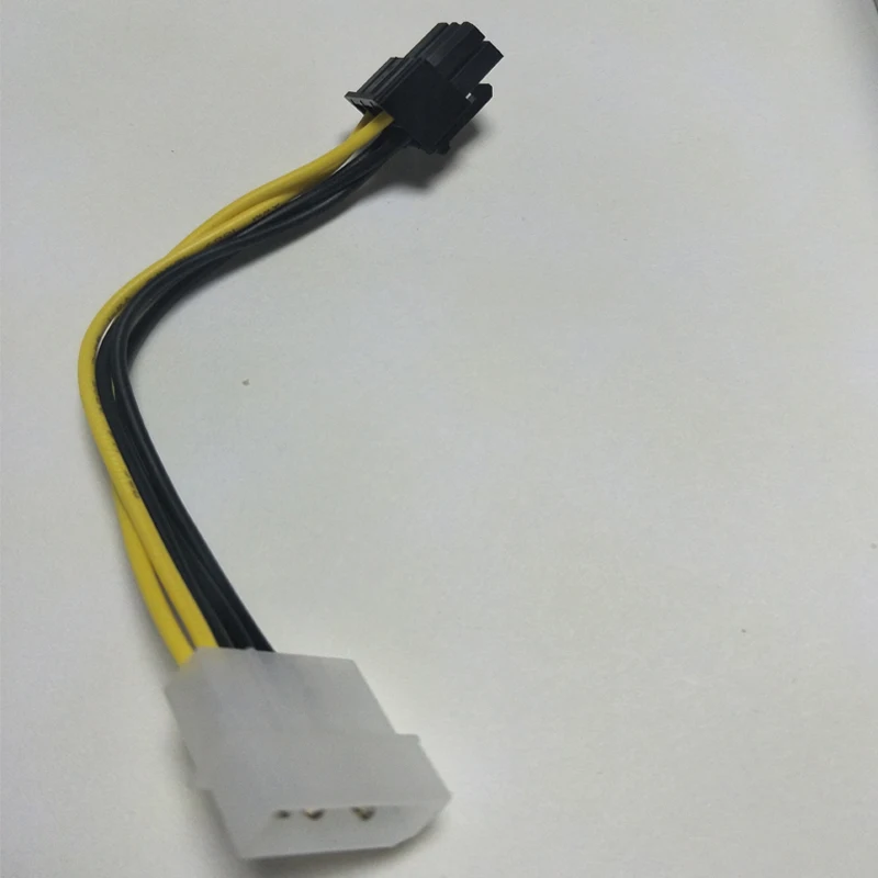 5 шт. кабель питания PCI E 6 контактный разъем для Molex 4 разветвитель Express