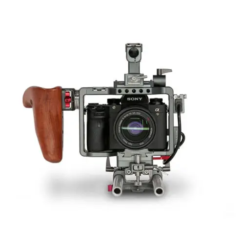 Tilta ES-T17-A1 установка клетка + деревянная ручка для sony A7 A9 A7S2 A7R2 A7III A7R3 A7M3 A7S3 A7/A9 камеры