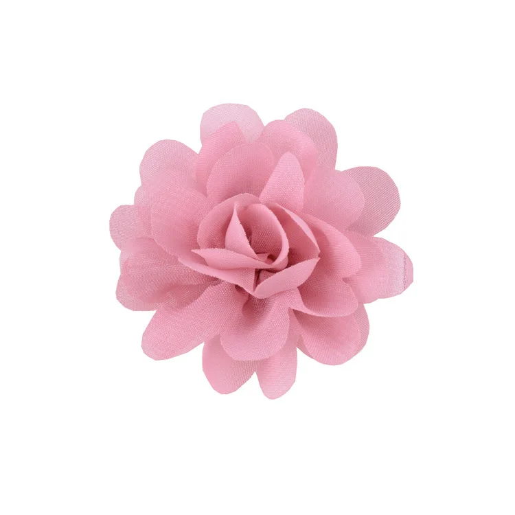 10dusty pink " 20 шт./лот цветы из шифона повязка на голову" сделай сам "заколки для волос ручной работы одежда шапки обувь аксессуары для волос - Цвет: 10dusty pink
