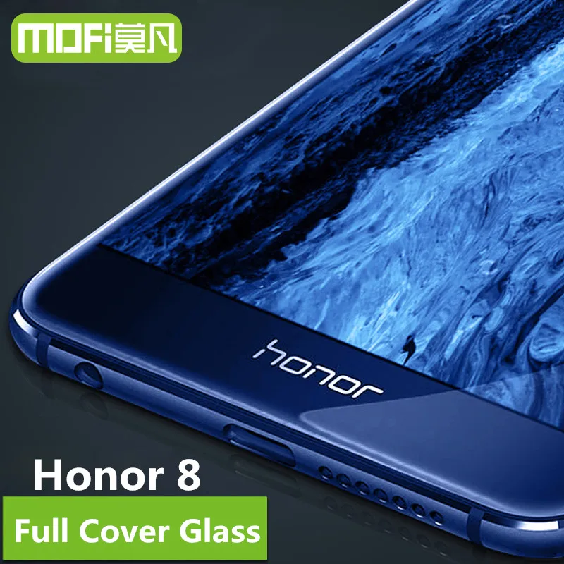 Для Huawei honor 8 стекло закаленное MOFi оригинал для Защита экрана полное покрытие