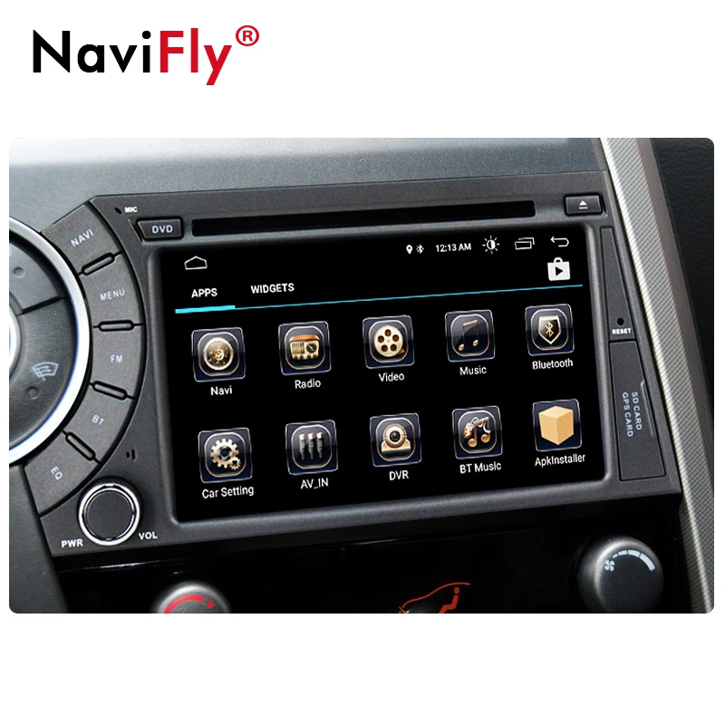 NaviFly " 2din Android 8,1 Автомобильный мультимедийный dvd-плеер для Ssangyong Kyron Actyon автомобильный Радио плеер с wifi BT gps SWC