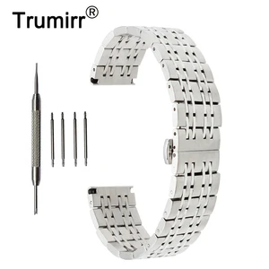 Ремешок для часов Citizen, из нержавеющей стали, с пряжкой-бабочкой, 182022 мм