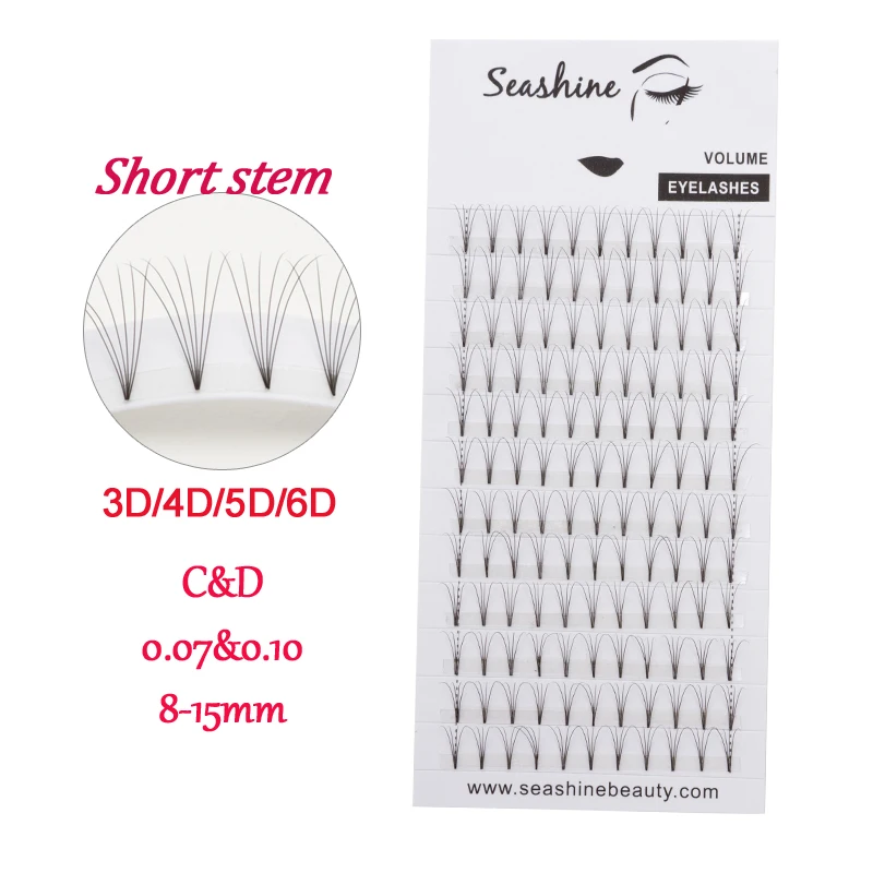 

Ресницы Накладные SeashineBeauty, Роскошные, готовые вееры, русский объем