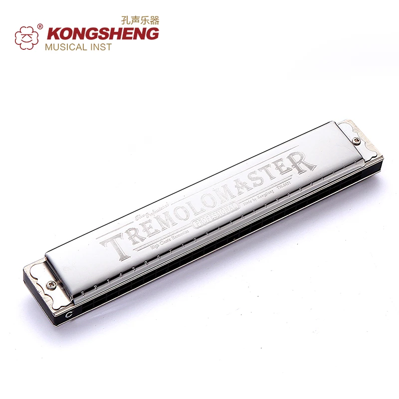 Губная гармошка KONGSHENG Tremolo с 24 отверстиями для рта или начинающих с/# C/D/# D/E/F/# F/G/# G/A/#