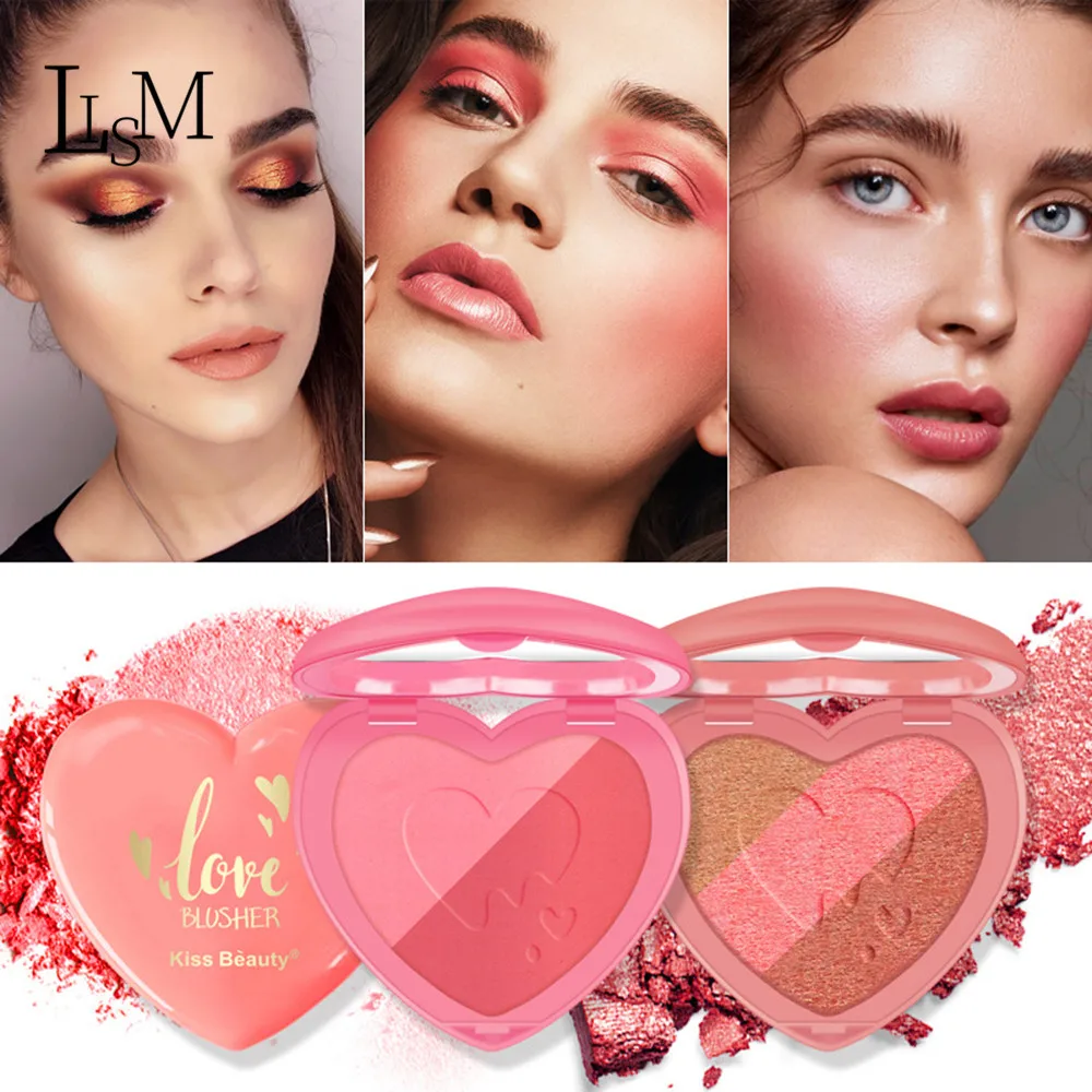 LISM 2019 Новое поступление палитра теней для век Love пигмент Румяна лица пудра