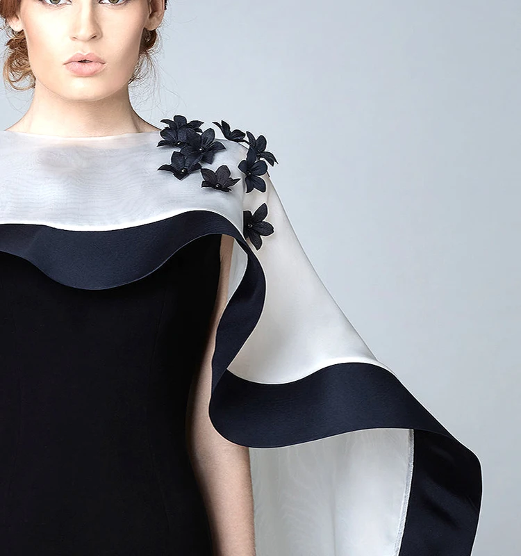 Robe De Soiree, Черное вечернее платье для банкета, Абая темпераментная накидка, костюмы, вечерние платья, длинное платье Abendkleider