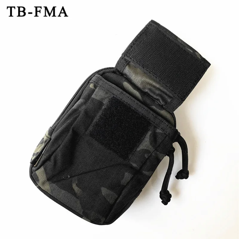 Новинка тактическая поясная сумка FMA Сумка Molle черная для охоты и страйкбола