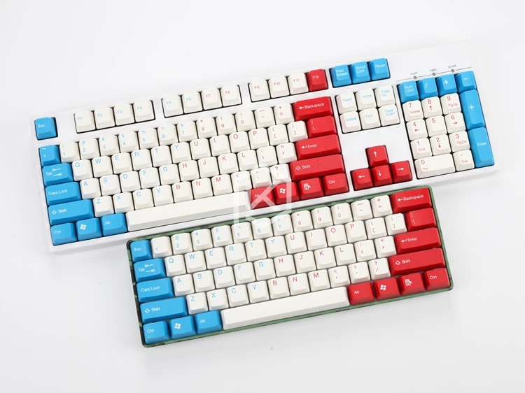 Taihao abs двойные колпачки для игр diy механическая клавиатура цвета Капитан Америка