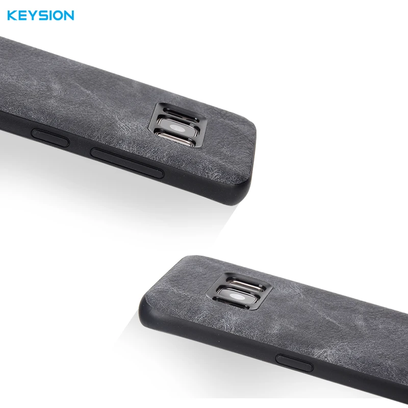 Чехол KEYSION для Samsung Galaxy S8 Plus роскошный мягкий ТПУ + PC чехол-накладка из