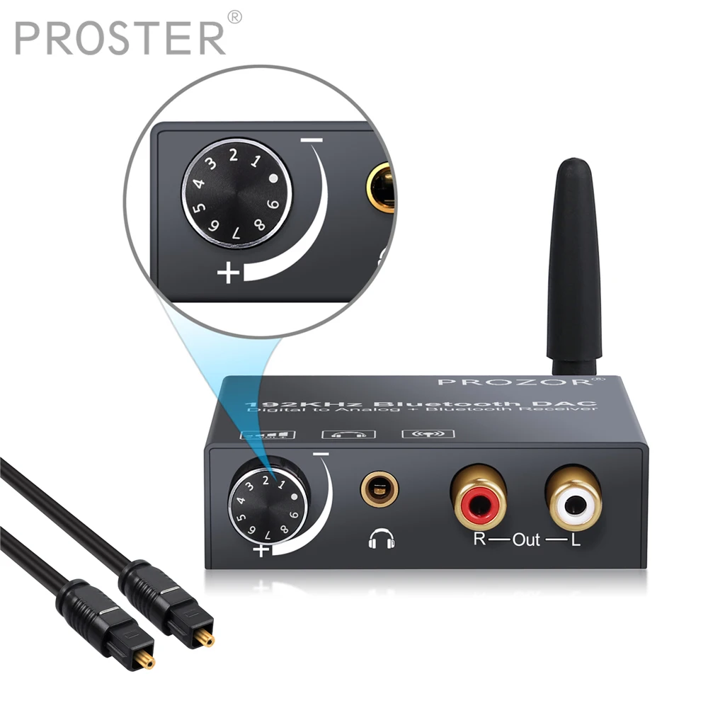 Преобразователь PROSTER DAC HDMI с Bluetooth приемником регулятор громкости цифровой