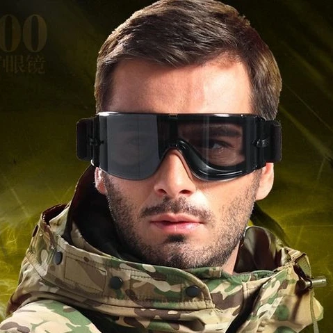 Горячая Распродажа USMC страйкбол X800 Тактические Солнцезащитные очки тактические очки черные 3 линзы